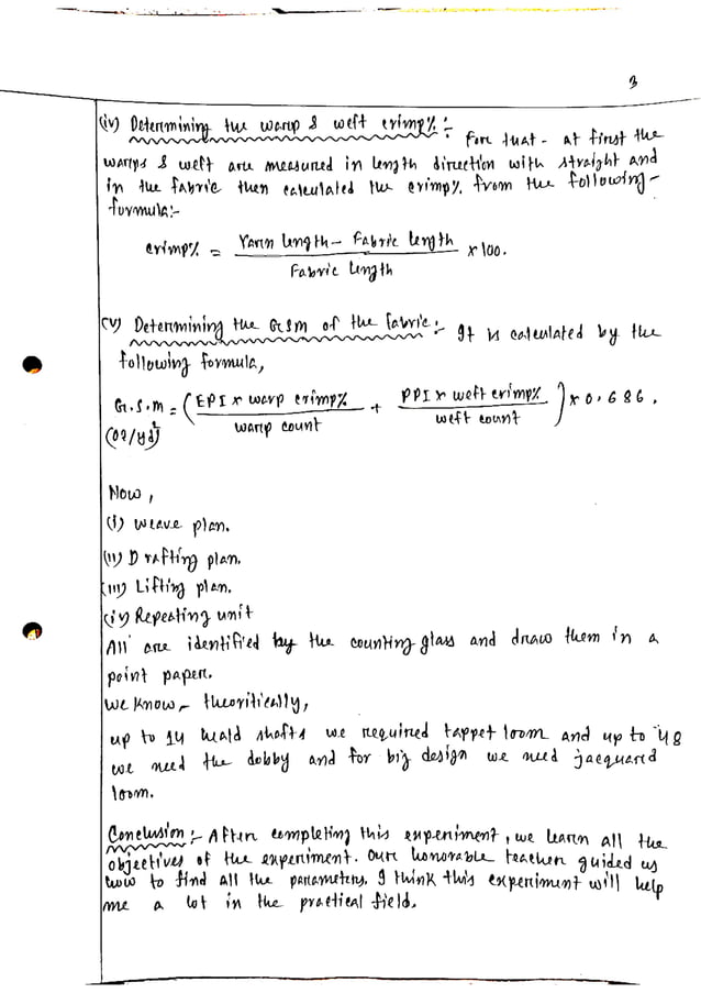 Fsd lab 01 study on woven fabric analysis | PDF