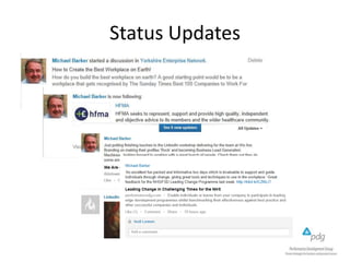 Status Updates

 