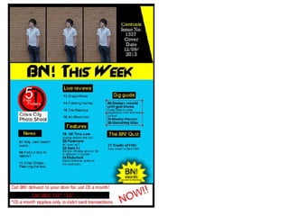 Contents Page Drafts