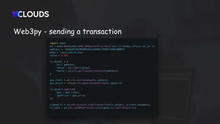 Web3py - sending a transaction
 