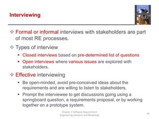 Software Requirements Interview Software requirements full sides & concepts | PDF