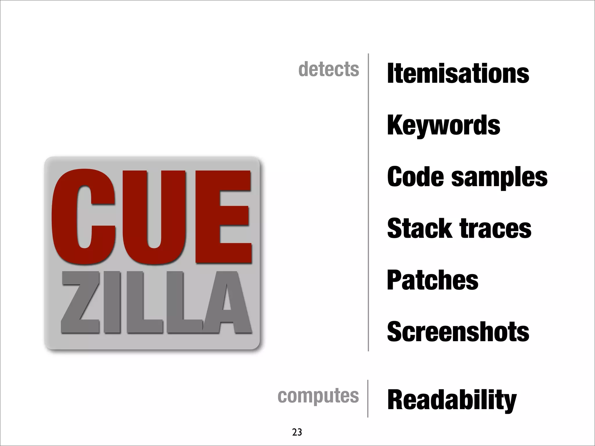 What makes a good bug report?