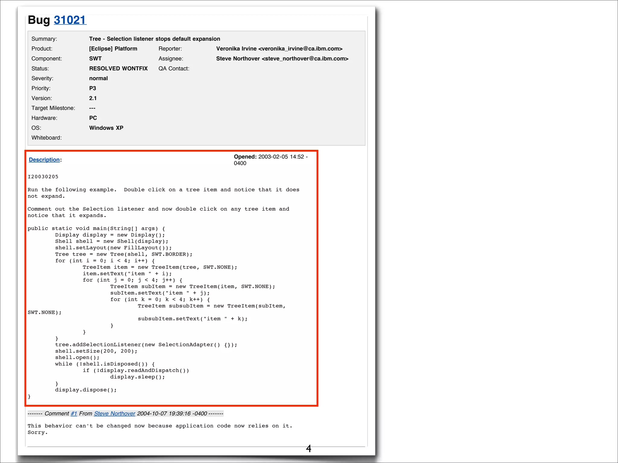 What makes a good bug report?