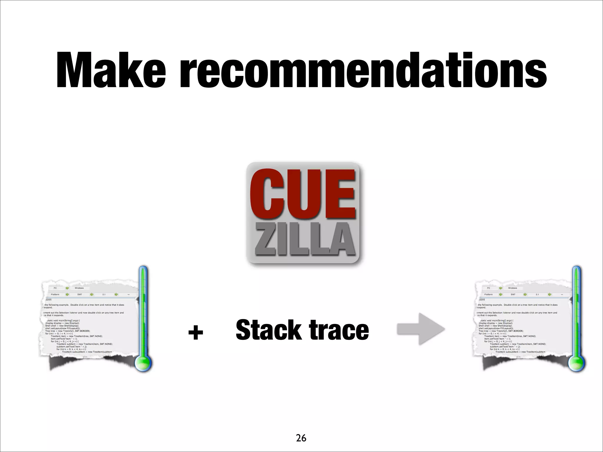 What makes a good bug report?