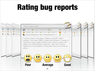 What makes a good bug report?
