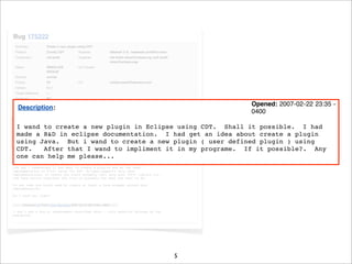 What makes a good bug report?