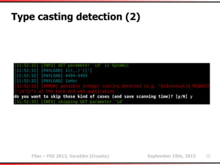 Heuristic methods used in sqlmap | PDF