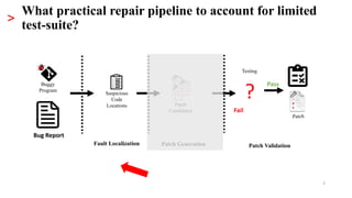 iFixR: Bug Report Driven Program Repair | PPTX