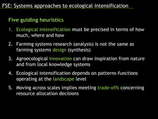 Farming Systems Ecology Group