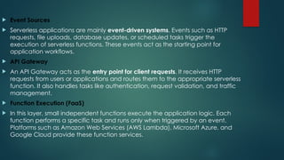 Comprehensive Overview of Serverless Computing and Function as a ...