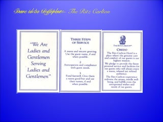 Dare to be Some ideas Dto ieffxeprelonrt e– The Ritz Carlton 
 