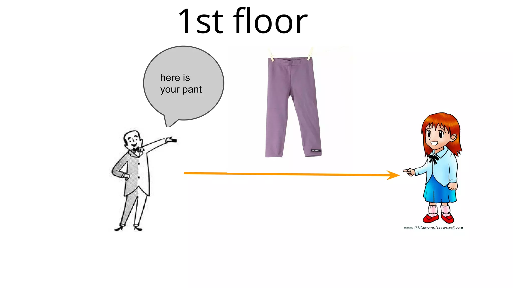 1st floor
here is
your pant
 