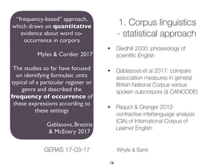 Formulaic sequences in EAP and SLA | PDF