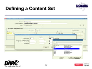 21
Defining a Content SetDefining a Content Set
 