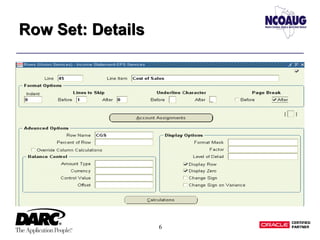6
Row Set: DetailsRow Set: Details
 