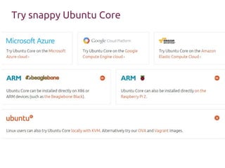 Try snappy Ubuntu Core
 