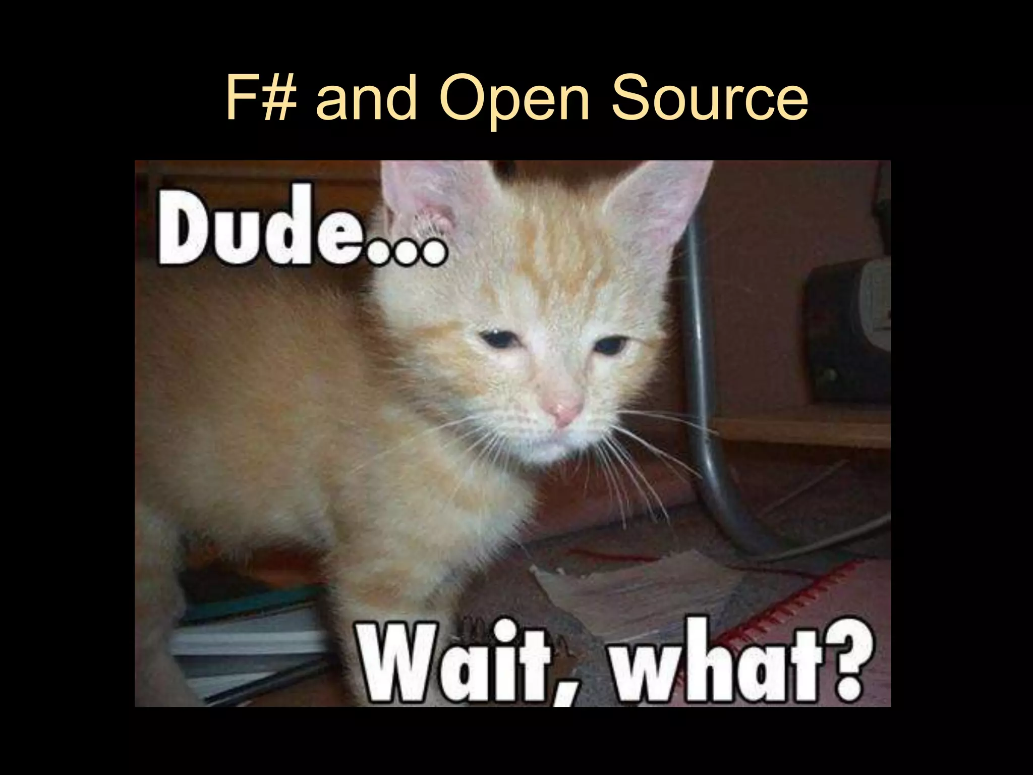 F# and Open Source