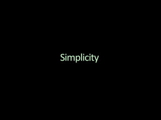 Simplicity