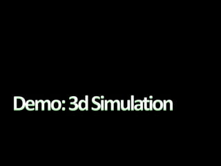 Let’s Web Crawl…Demo: 3d Simulation