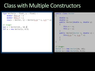 Class with Multiple Constructors