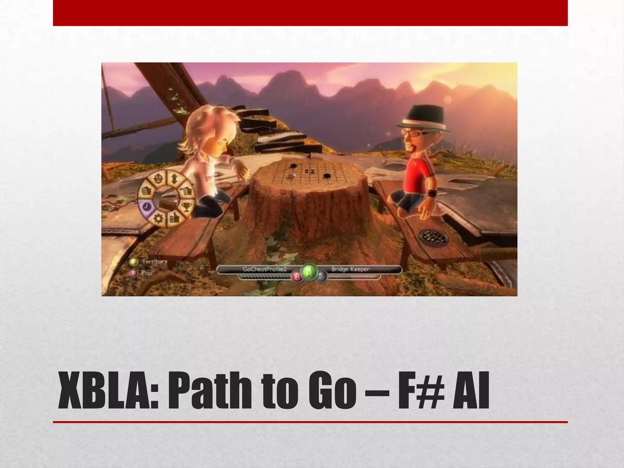 XBLA: Path to Go – F# AI