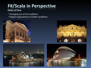 Emerging out of rich traditions Elegant approaches to modern problems 