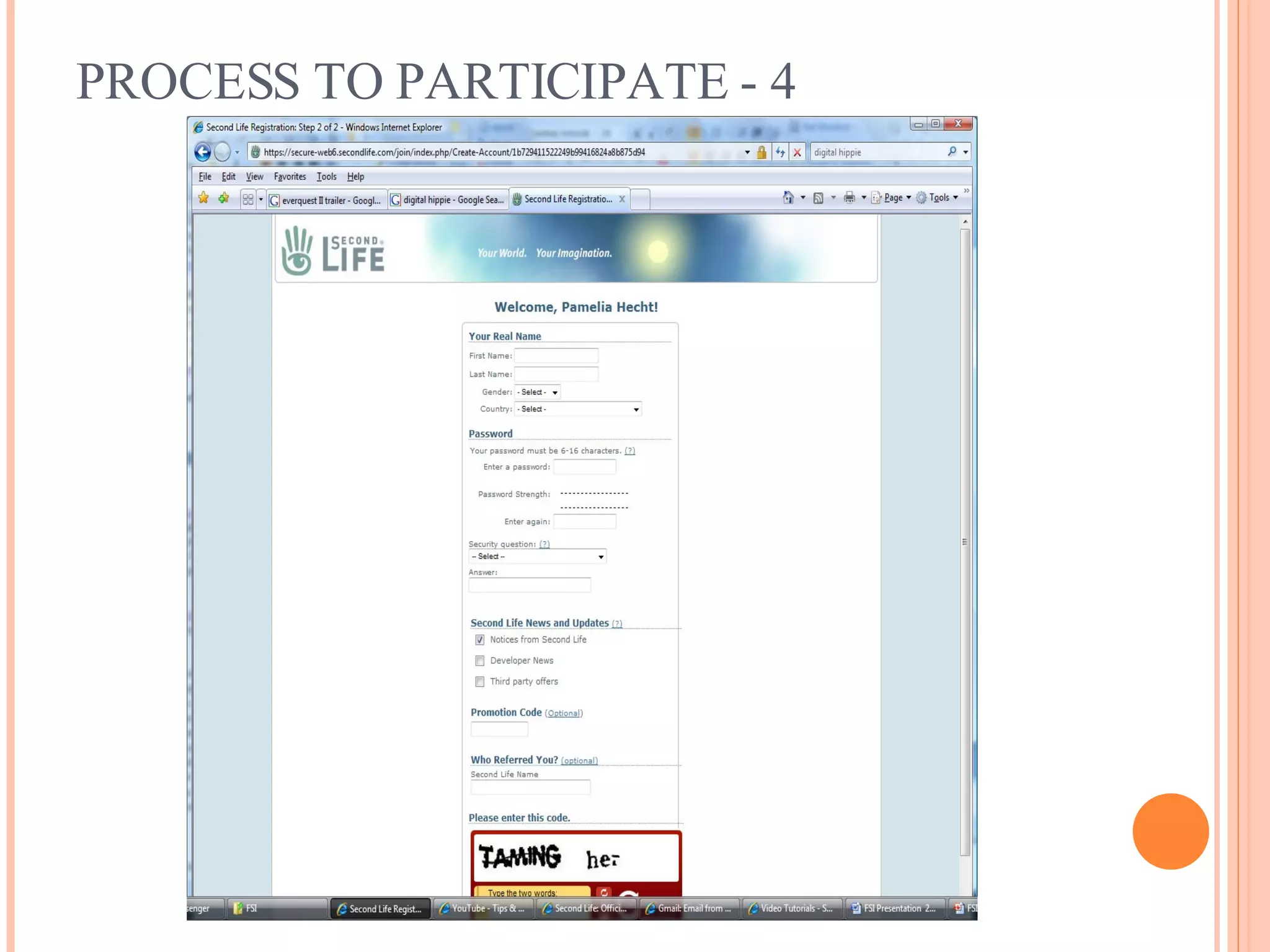 PROCESS TO PARTICIPATE - 4 
