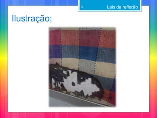 Ilustração;
Leis da reflexão3
 