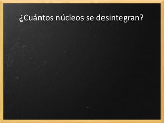 Desintegración gamma
El estado excitado puede deberse a un choque con
otra partícula, a una transición radiactiva, etc.
Los niveles nucleares están mucho más separados
energéticamente que los atómicos: del orden de un keV
o MeV
 