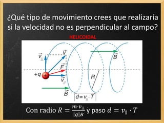 A.20. ¿Qué condición debe cumplirse para que las partículas e
muevan en línea recta?
 