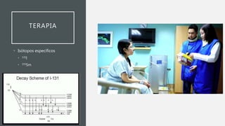 TERAPIA
• Isótopos específicos
• 131I
• 153Sm
 