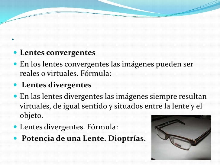 Física óptica lentes Física óptica lentes