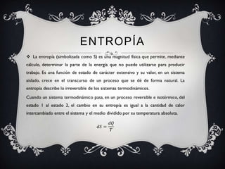 ENTROPÍA
 