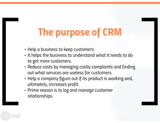 Customer Relationship Management CRM | PDF