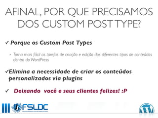 Taxonomias e Tipos de Conteúdos com WordPress 3