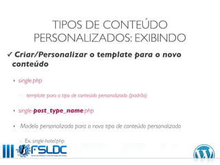 Taxonomias e Tipos de Conteúdos com WordPress 3