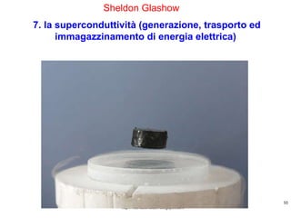 http://ricercatorialberi.blogspot.com Sheldon Glashow  7. la superconduttività (generazione, trasporto ed immagazzinamento di energia elettrica) 