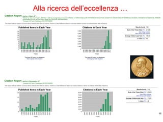 Alla ricerca dell’eccellenza … 2010 