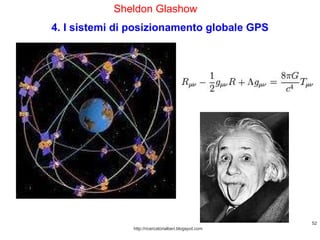 http://ricercatorialberi.blogspot.com Sheldon Glashow  4. I sistemi di posizionamento globale GPS 