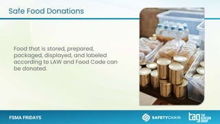 FSMA Friday February 2023 - How the 2022 FDA Food Code Impacts Food ...