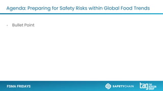 FSMA Friday February 2023 - How the 2022 FDA Food Code Impacts Food ...