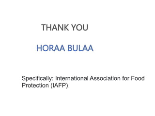 Technical and socio-cultural continuum in food safety management in informal markets: An example from resource-poor settings
