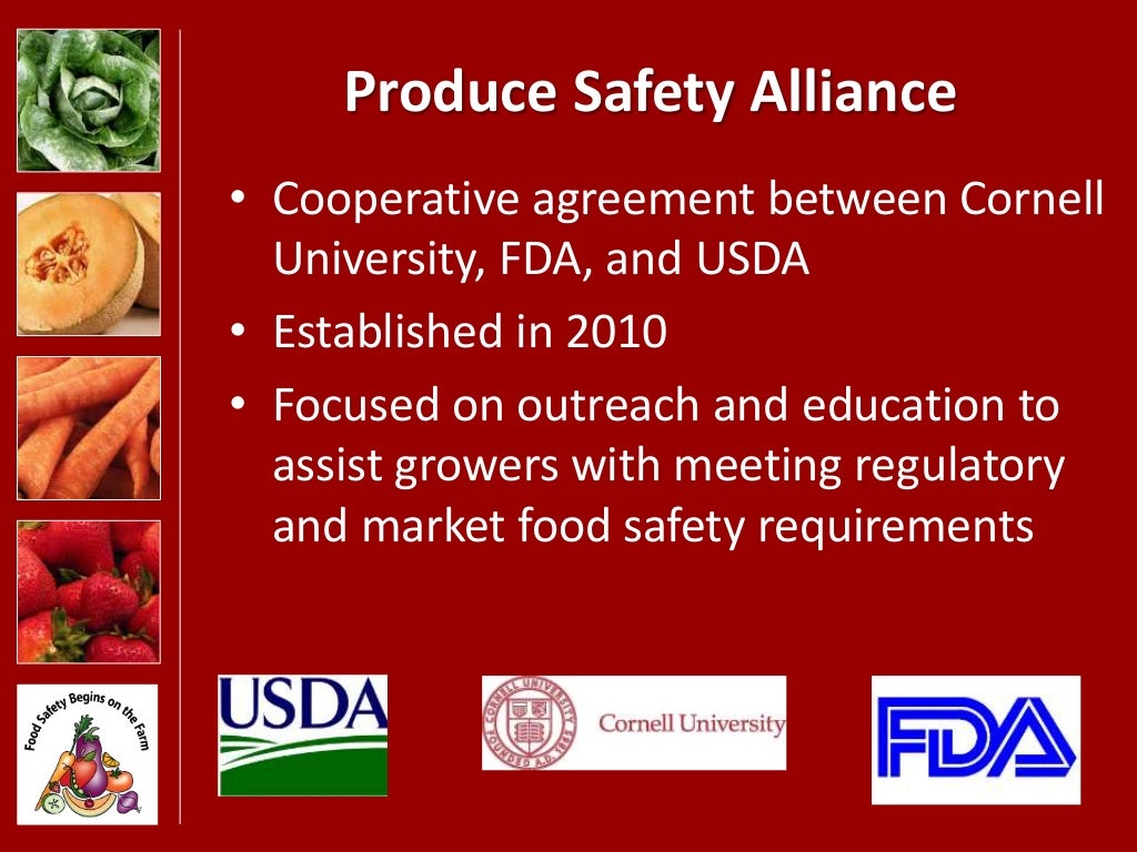 Evolution of Produce Safety & The FDA Proposed Produce Safety Rule