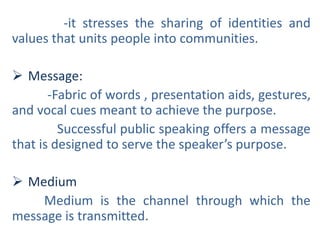 Public speaking | PPTX