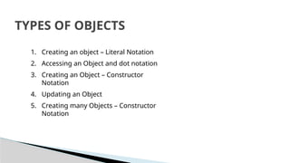 Comprehensive Introduction to JavaScript for Full Stack Development | PPTX