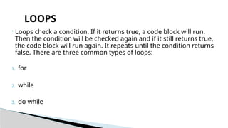 Comprehensive Introduction to JavaScript for Full Stack Development | PPTX