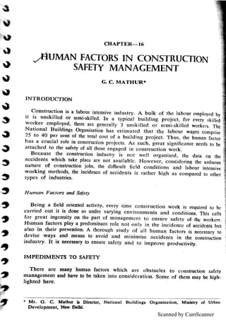 construction management and safety notes | PDF