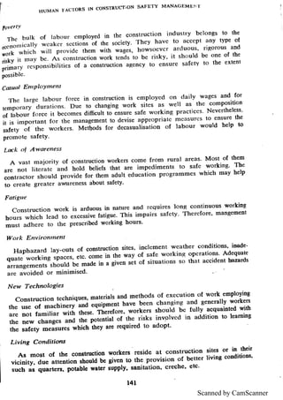 construction management and safety notes | PDF