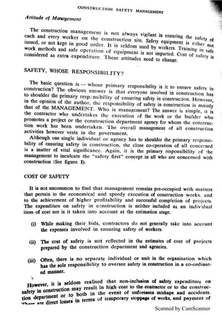 construction management and safety notes | PDF