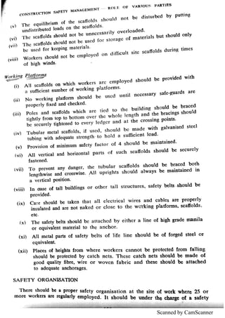 construction management and safety notes | PDF